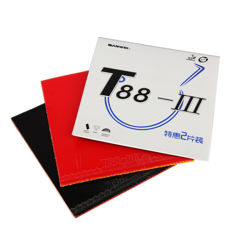 1 Red 1 Black Original SANWEI  - Table Tennis Spin review and price