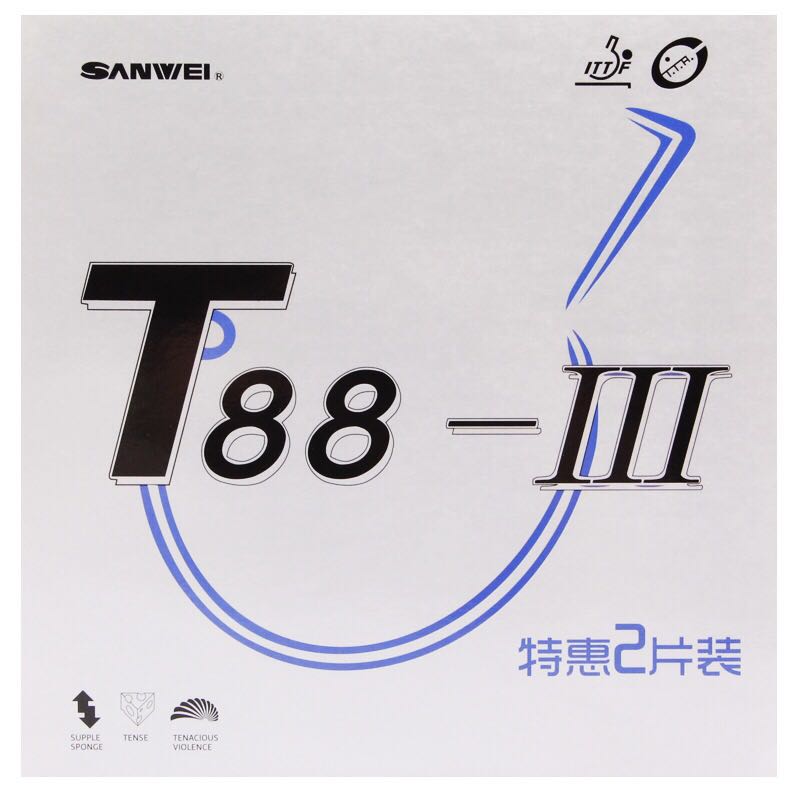 1 Red 1 Black Original SANWEI  - Table Tennis Spin review and price