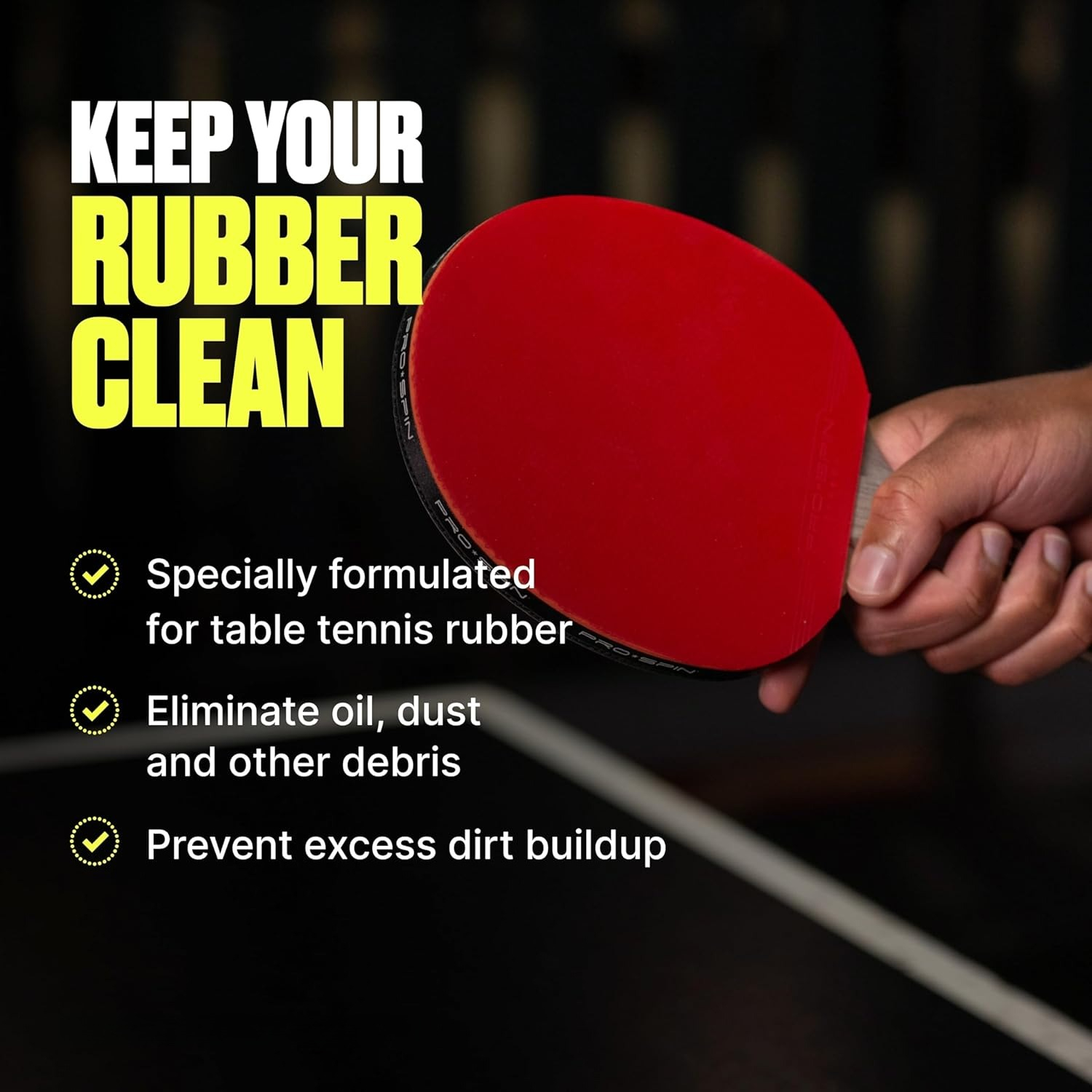 Table Tennis Rubber Cleaning K - Table Tennis Spin review and price