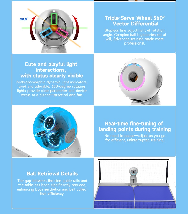 Upgraded Version Electric Inte - Table Tennis Machine review and price